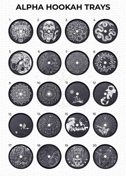 ALPHA HOOKAH PLATE